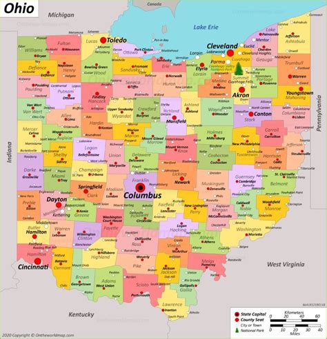 what is the capital of ohio|ohio on map of usa.